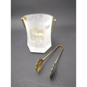 Art Murano Silvestri Crystal Italy Angel Ice Bucket